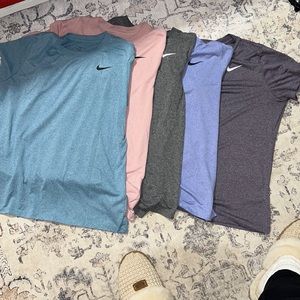 5 Nike Dri fit tees